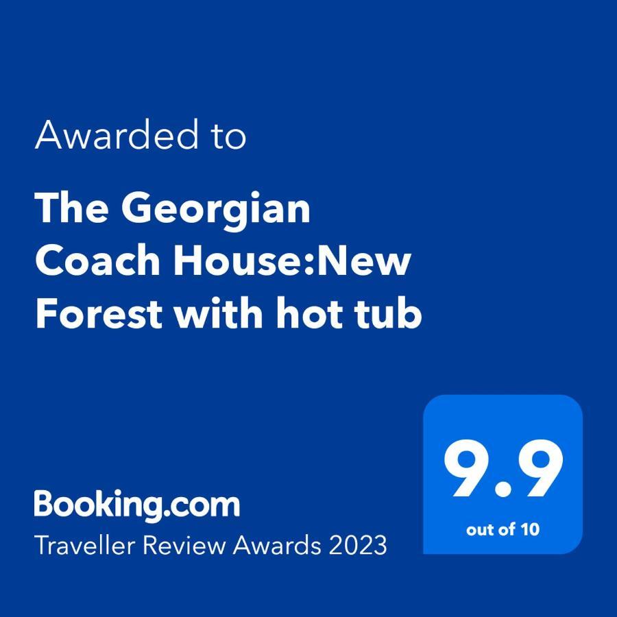 The Georgian Coach House:New Forest With Hot Tub 포딩브리지 외부 사진